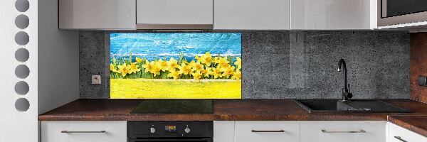 Cooker splashback Daffodil