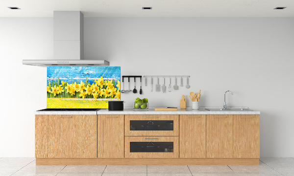 Cooker splashback Daffodil