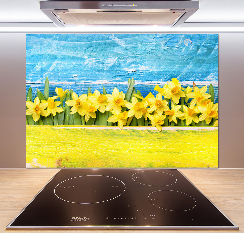 Cooker splashback Daffodil