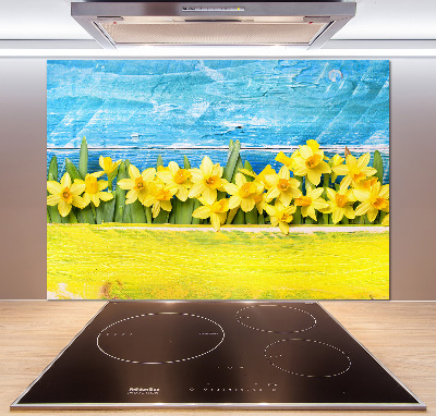 Cooker splashback Daffodil