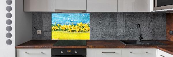 Cooker splashback Daffodil