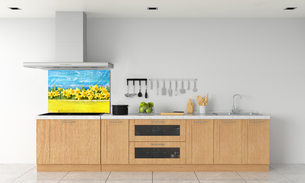 Cooker splashback Daffodil