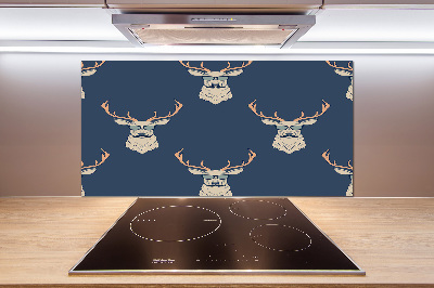 Cooker splashback Hipster deer