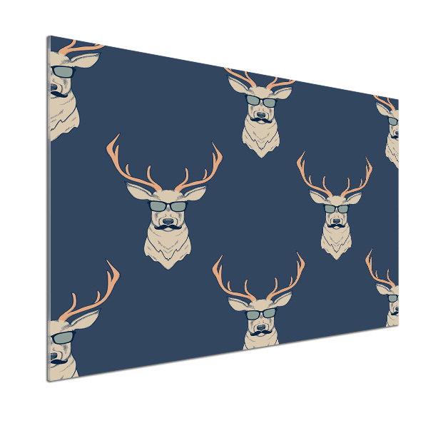 Cooker splashback Hipster deer