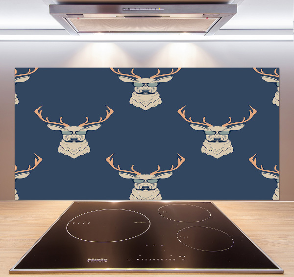 Cooker splashback Hipster deer