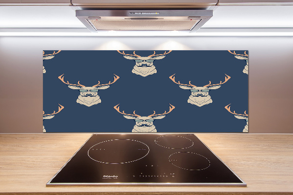 Cooker splashback Hipster deer