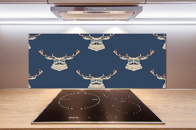 Cooker splashback Hipster deer