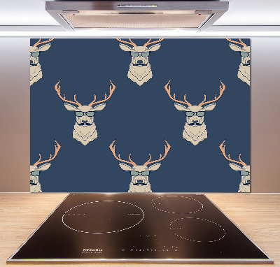 Cooker splashback Hipster deer