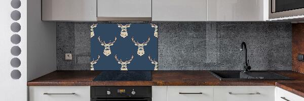 Cooker splashback Hipster deer