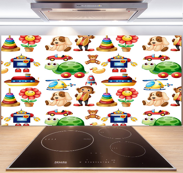 Kitchen splashback Toys