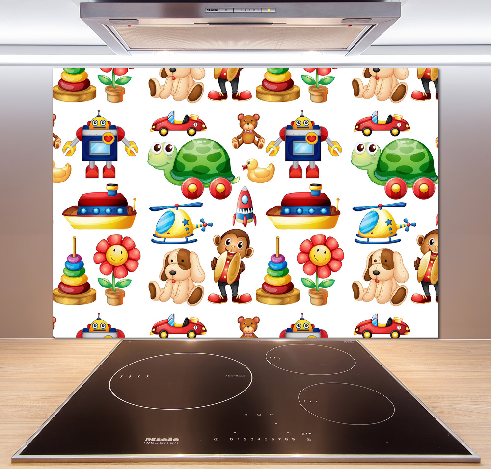 Kitchen splashback Toys