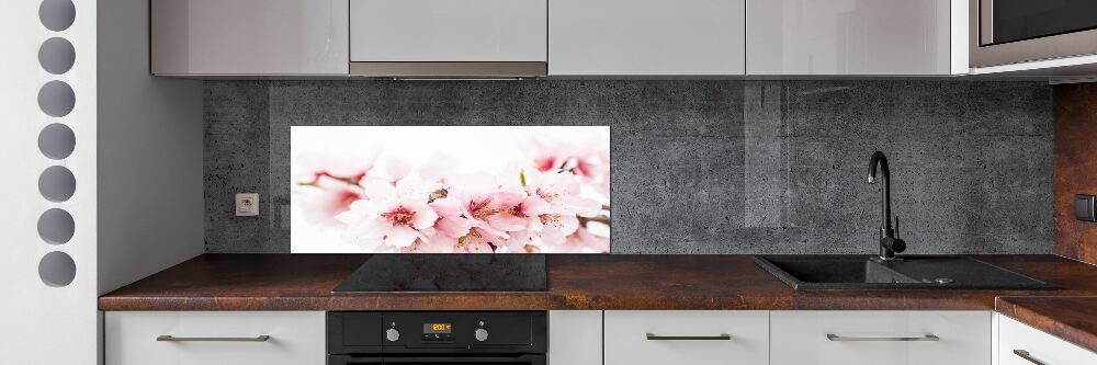 Cooker splashback Cherry blossoms