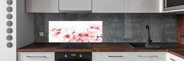 Cooker splashback Cherry blossoms