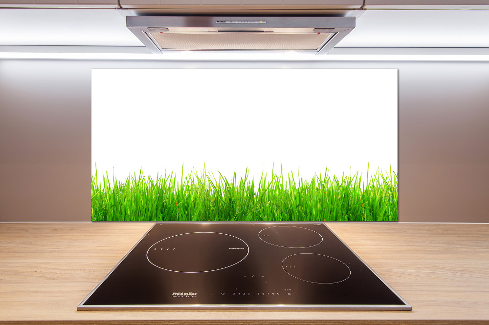 Cooker splashback Grass