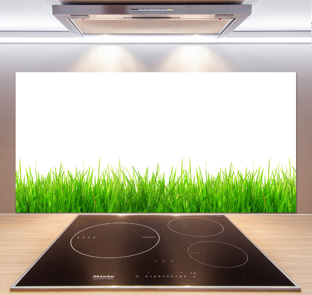 Cooker splashback Grass