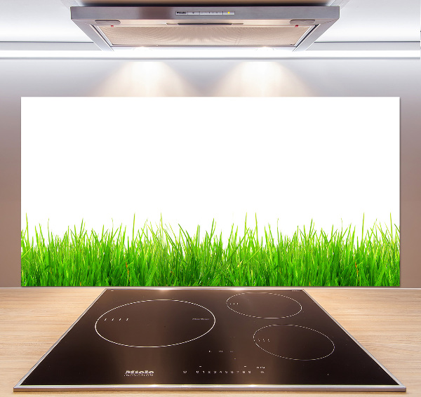 Cooker splashback Grass