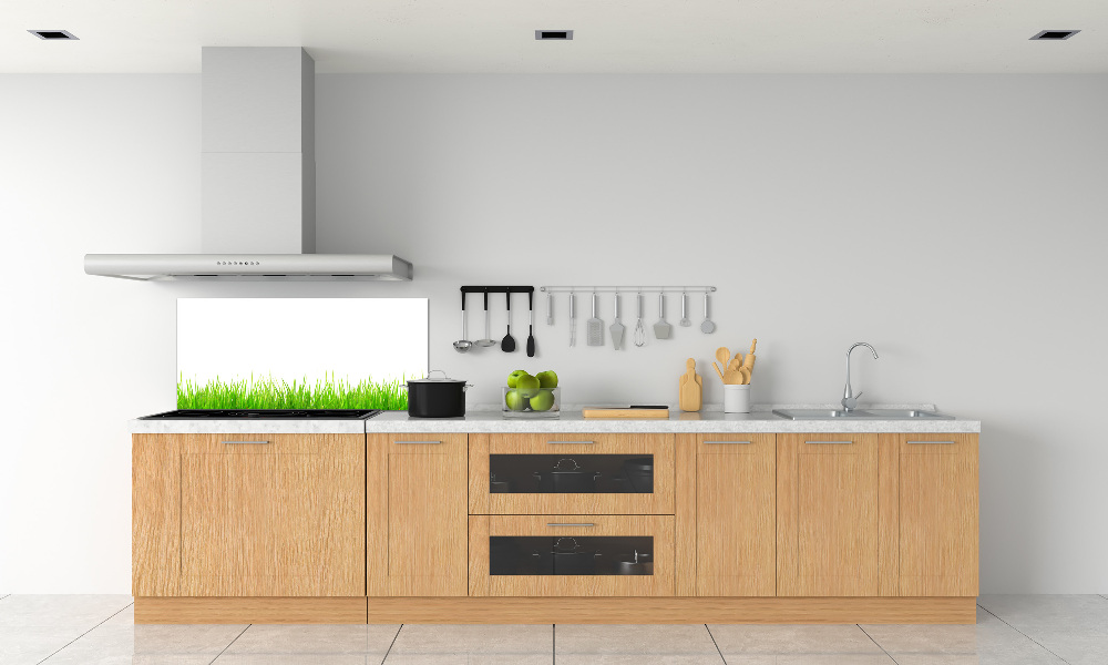 Cooker splashback Grass