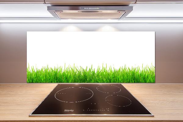 Cooker splashback Grass