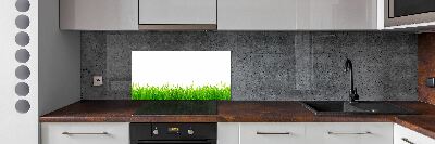 Cooker splashback Grass