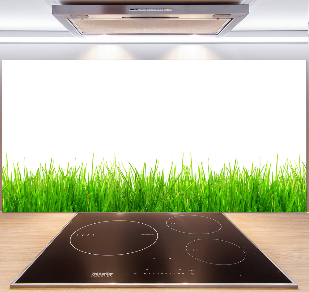 Cooker splashback Grass