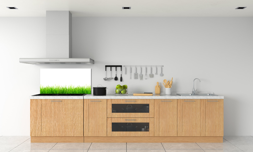 Cooker splashback Grass