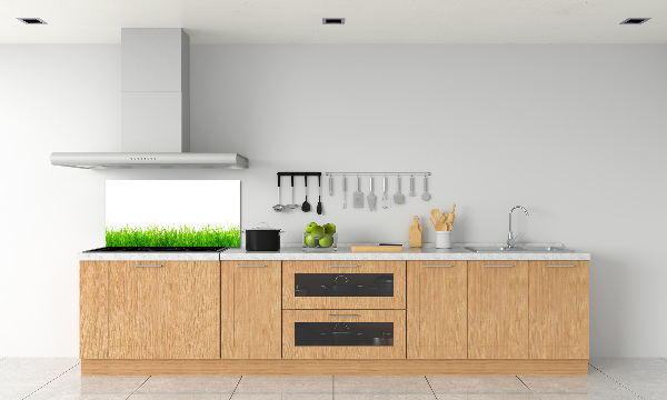 Cooker splashback Grass