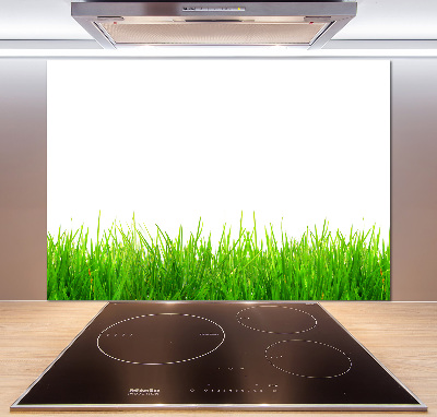 Cooker splashback Grass