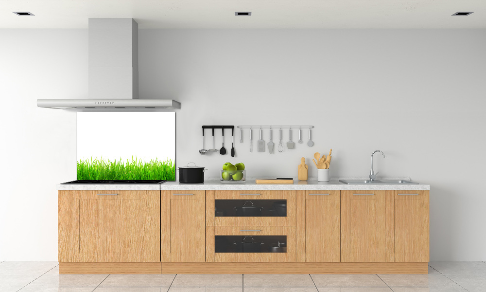 Cooker splashback Grass