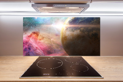 Cooker splashback Galaxy