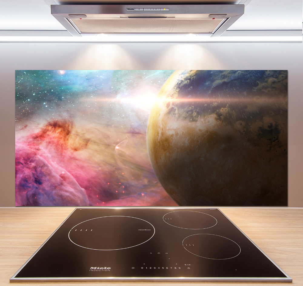 Cooker splashback Galaxy