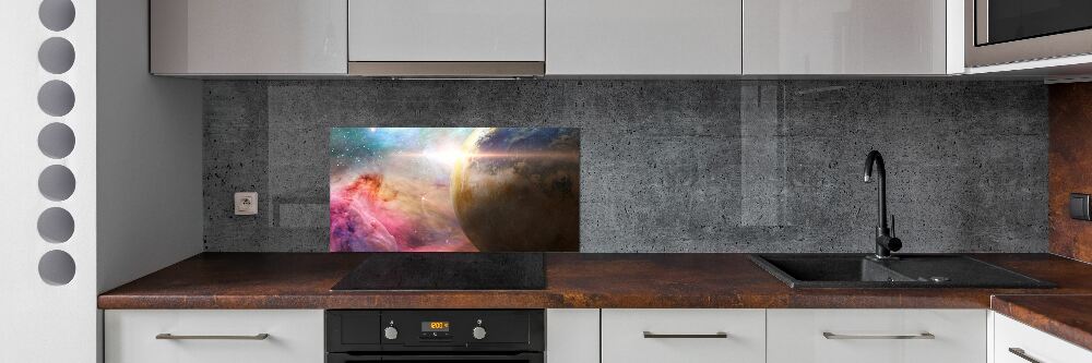 Cooker splashback Galaxy