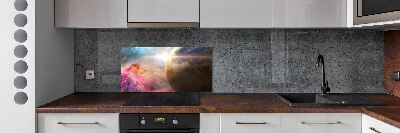 Cooker splashback Galaxy