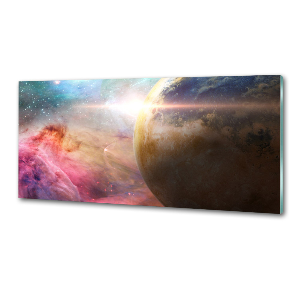 Cooker splashback Galaxy