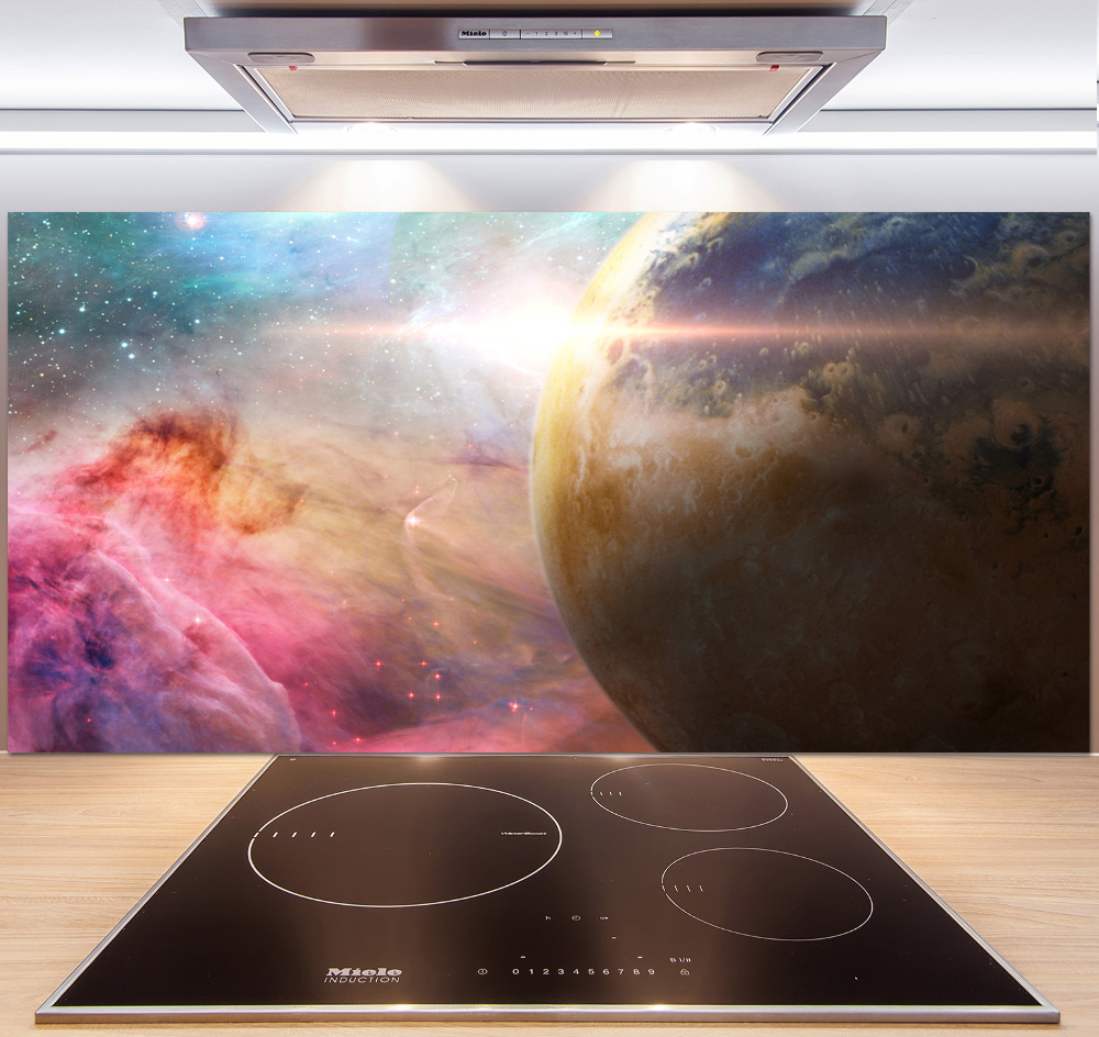 Cooker splashback Galaxy