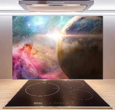 Cooker splashback Galaxy