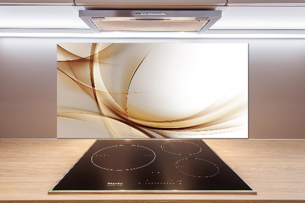 Cooker splashback Wave abstraction