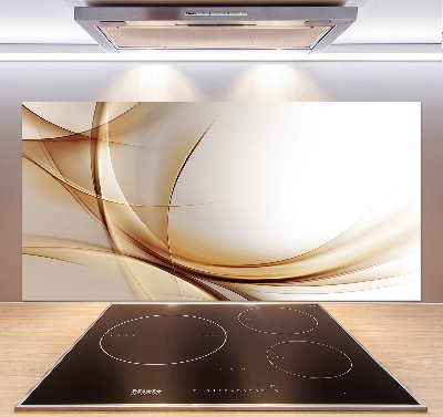 Cooker splashback Wave abstraction