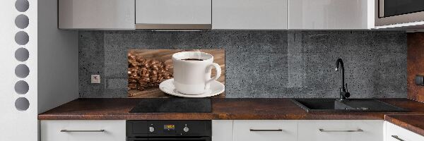 Cooker splashback Cup of coffee