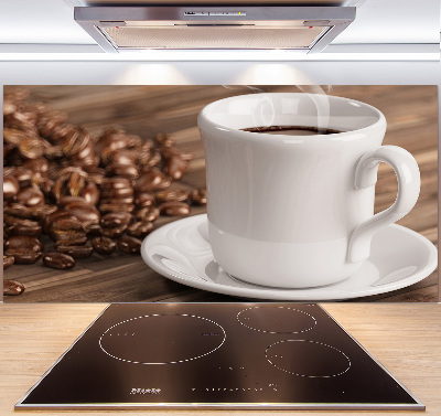 Cooker splashback Cup of coffee