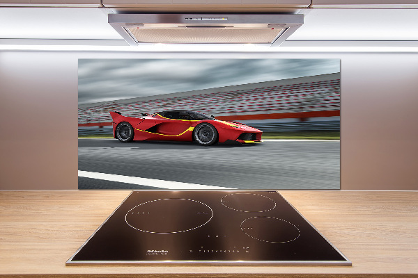 Cooker splashback Sports car