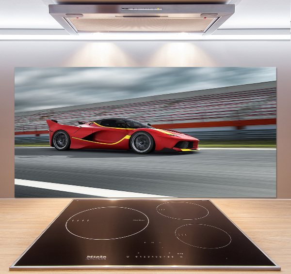 Cooker splashback Sports car