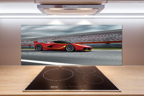 Cooker splashback Sports car