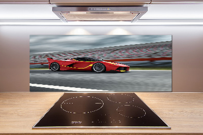 Cooker splashback Sports car