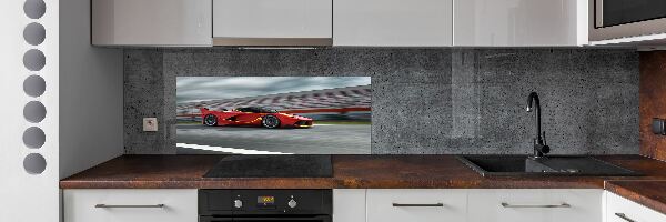 Cooker splashback Sports car