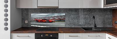 Cooker splashback Sports car