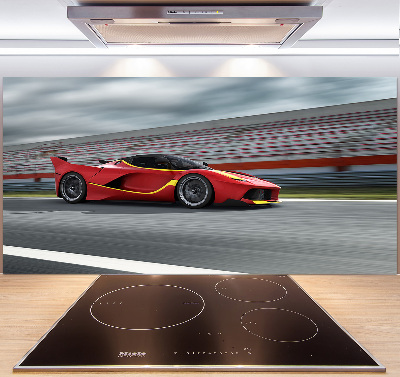 Cooker splashback Sports car