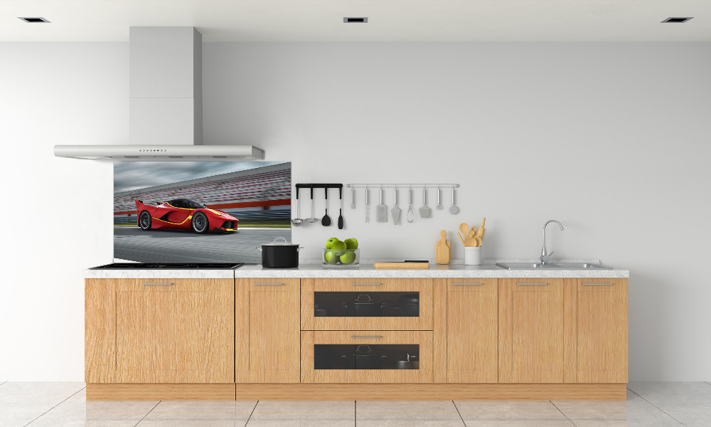 Cooker splashback Sports car