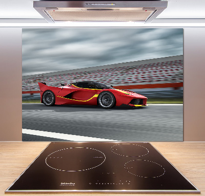 Cooker splashback Sports car