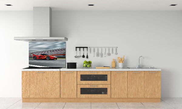 Cooker splashback Sports car