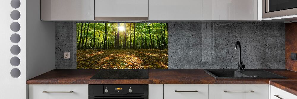 Kitchen splashback Forest